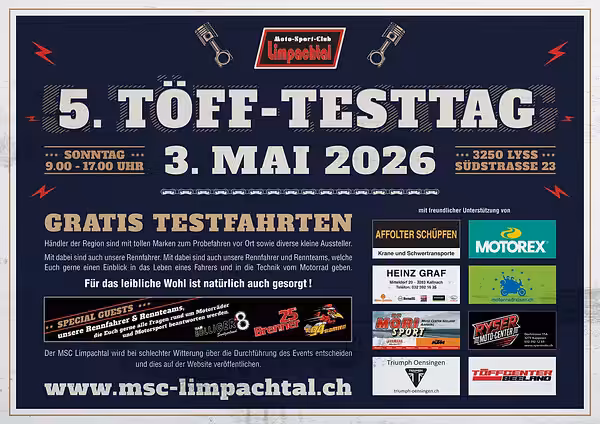 Töff Testtag in Lyss